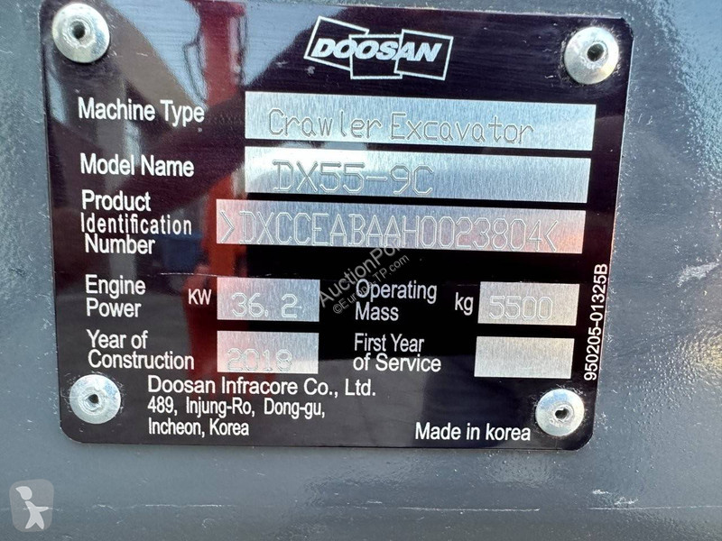 جرافة Doosan 9C