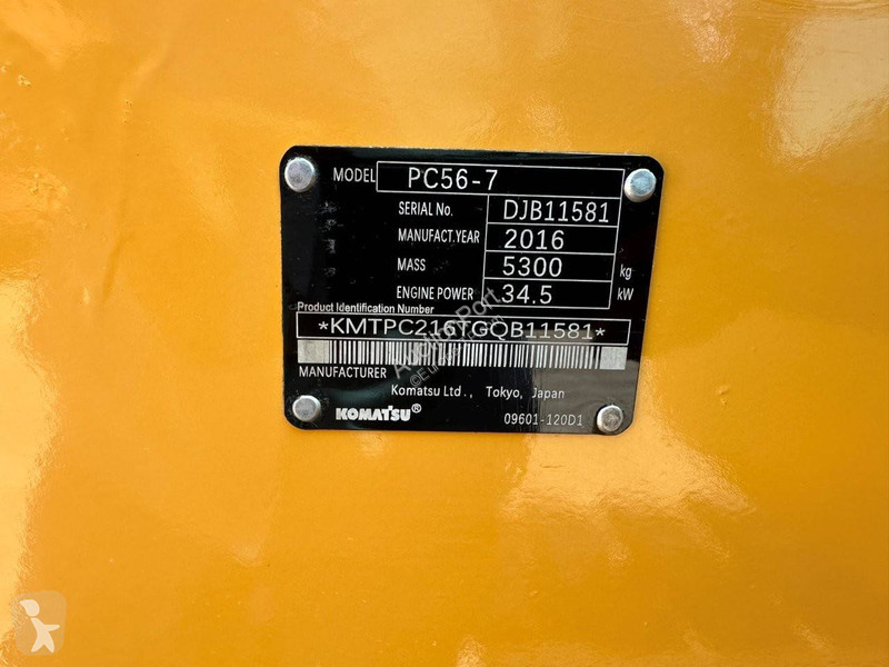 Graafmachine Komatsu 7