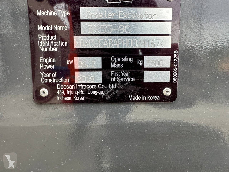Escavadora Doosan 9C