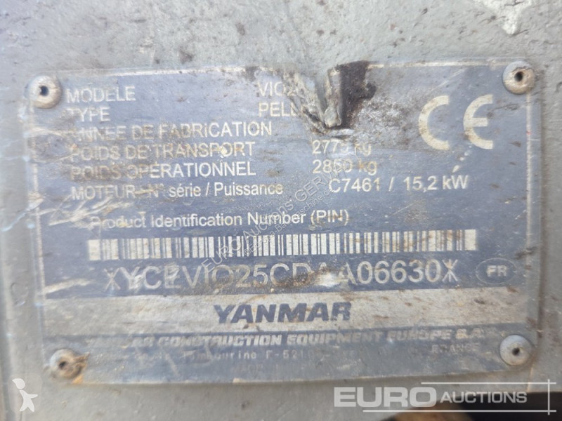 Skovel Yanmar ViO25-4