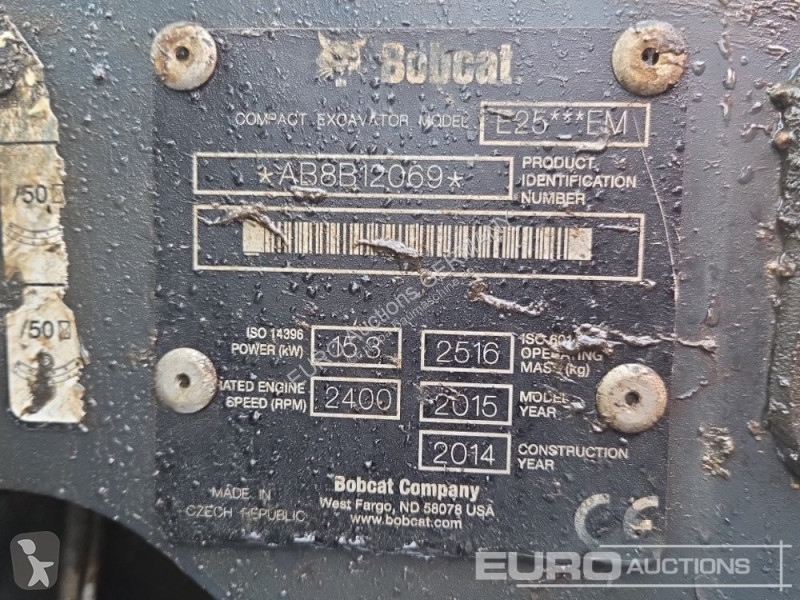 Koparka Bobcat E25 EM