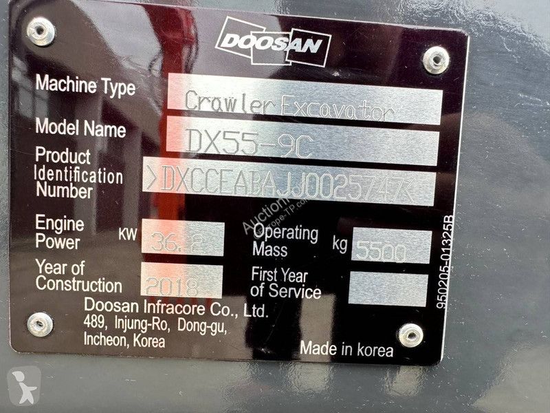 Pelle Doosan 9CN