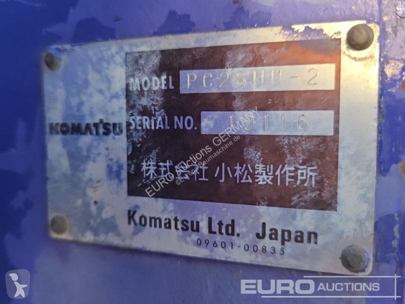 Excavator Komatsu PC28UU-2