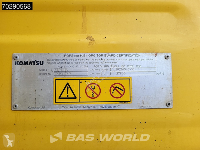 Excavator Komatsu PC240 LC-10
