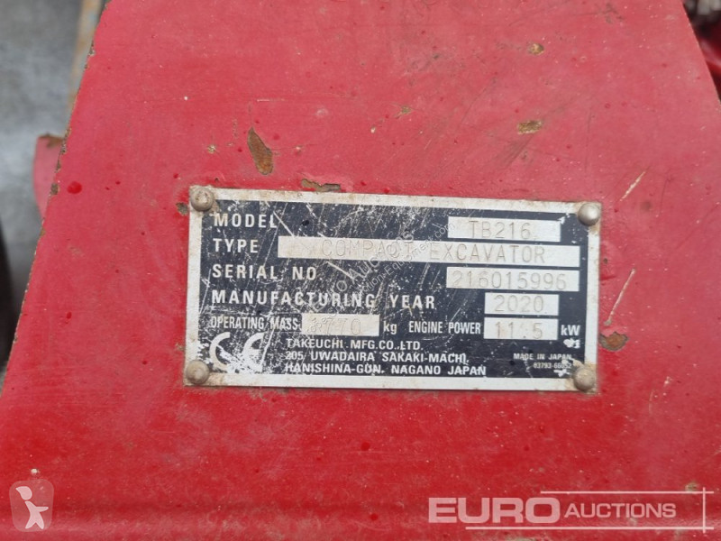 Graafmachine Takeuchi TB216