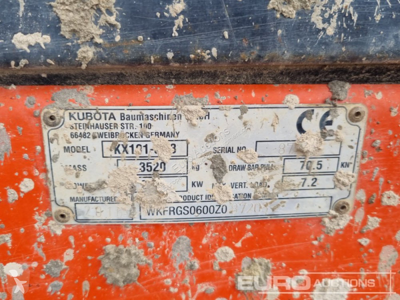Lopatový nakládač Kubota KX101-3