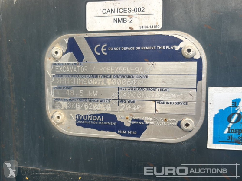 Екскаватор Hyundai R55W-9A