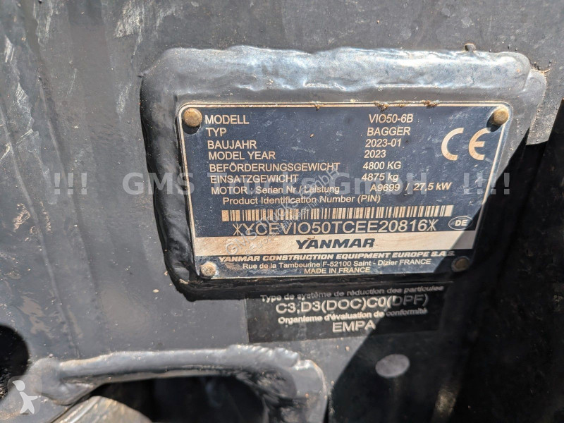 Lopatový nakládač Yanmar - 6B / POWERTILT / 3...