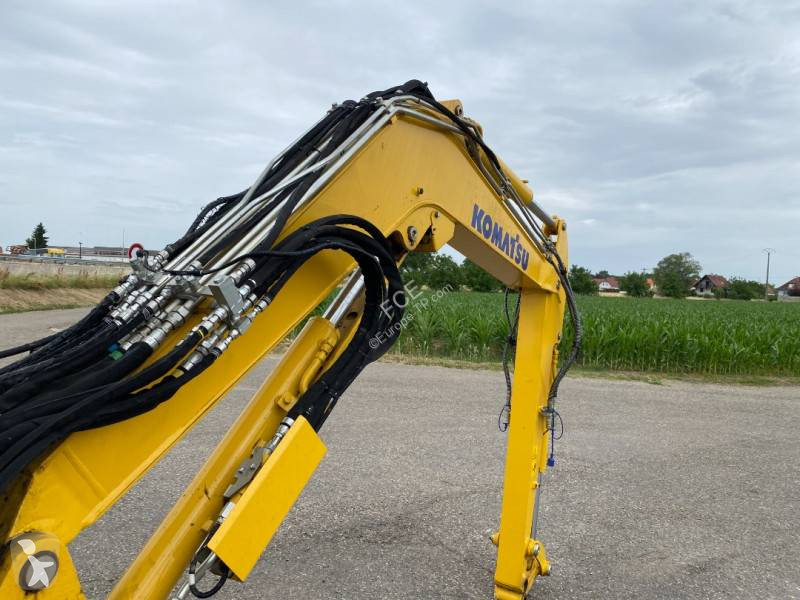 Rýpadlo Komatsu PC58MR-5 E0 endommagée