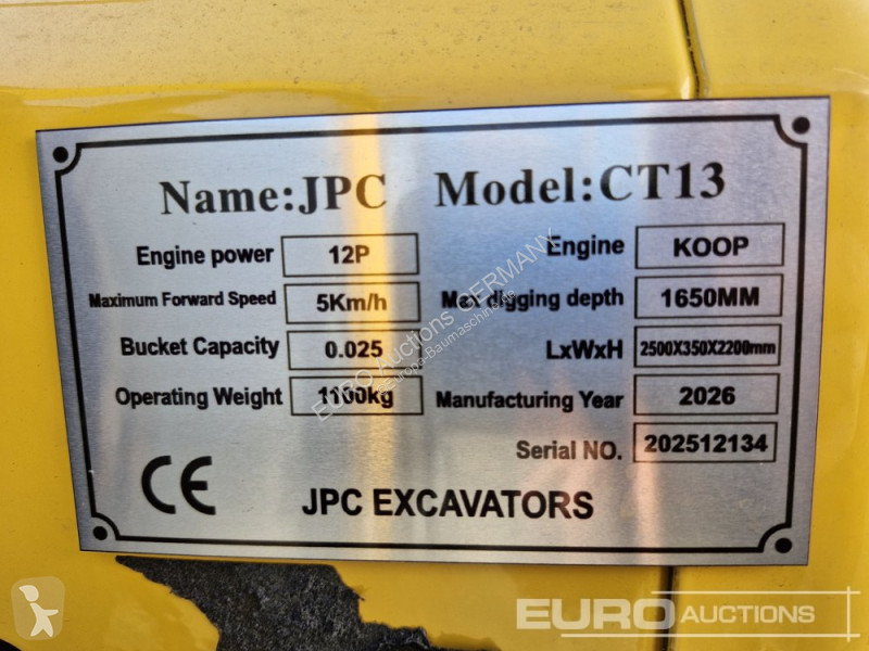 Rýpadlo JPC CT-13