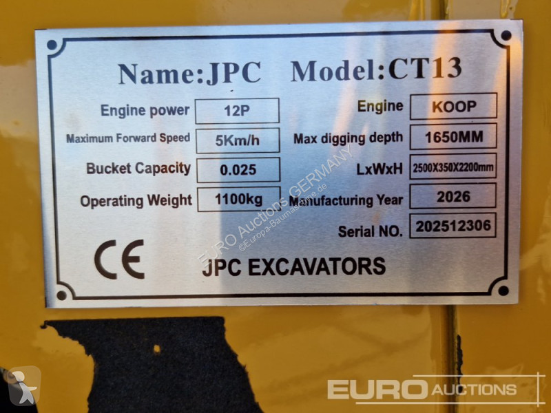 Rýpadlo JPC CT-13