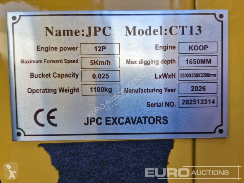 Rýpadlo JPC CT 13