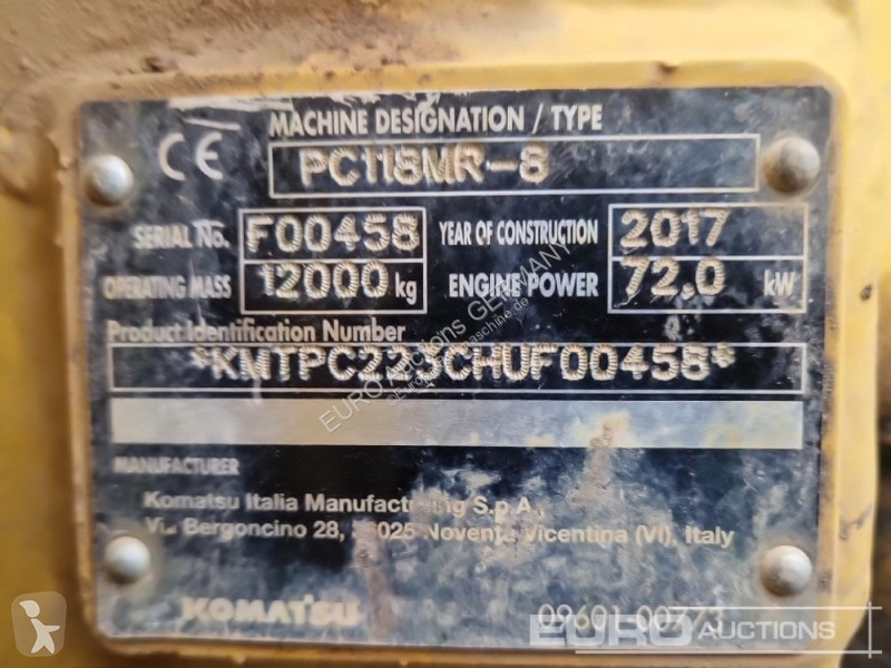 Экскаватор Komatsu PC118MR3
