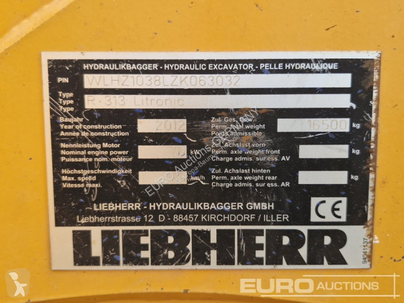 Rýpadlo Liebherr R 313 LITRONIC