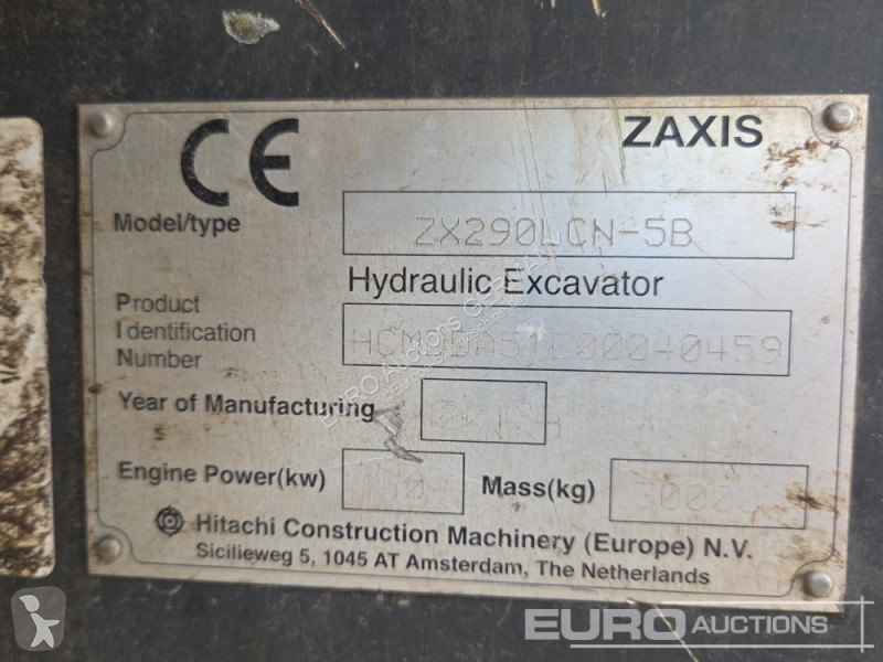 جرافة Hitachi ZX290LCN-5B