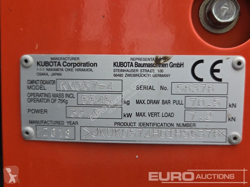 Excavator Kubota