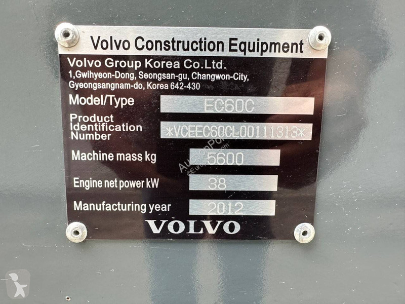Rýpadlo Volvo EC60C