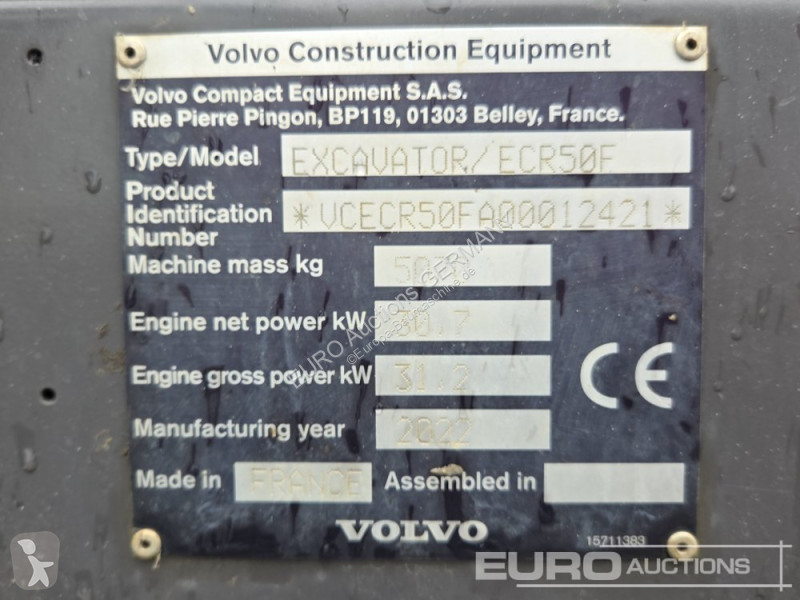 جرافة Volvo ECR50F