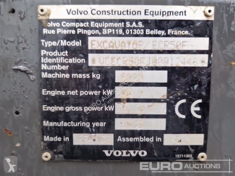 Excavator Volvo ECR50F