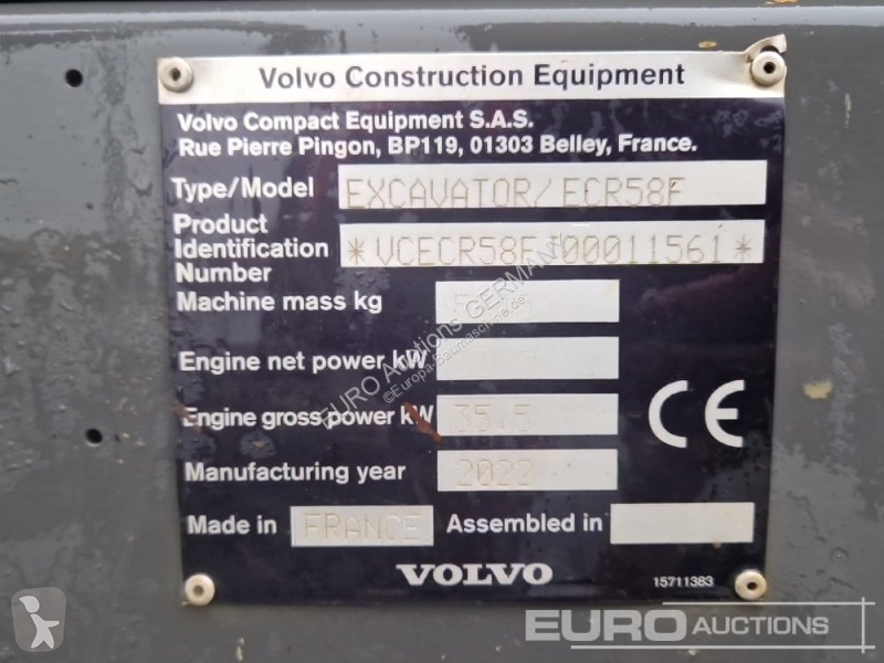 Excavator Volvo F