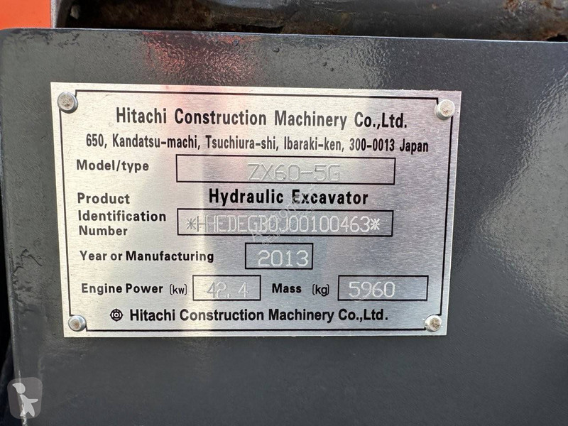 Graafmachine Hitachi 5G