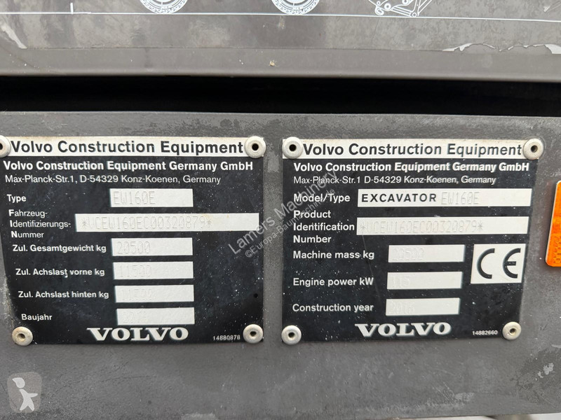 Екскаватор Volvo 160E