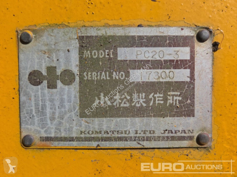 Экскаватор Komatsu 3