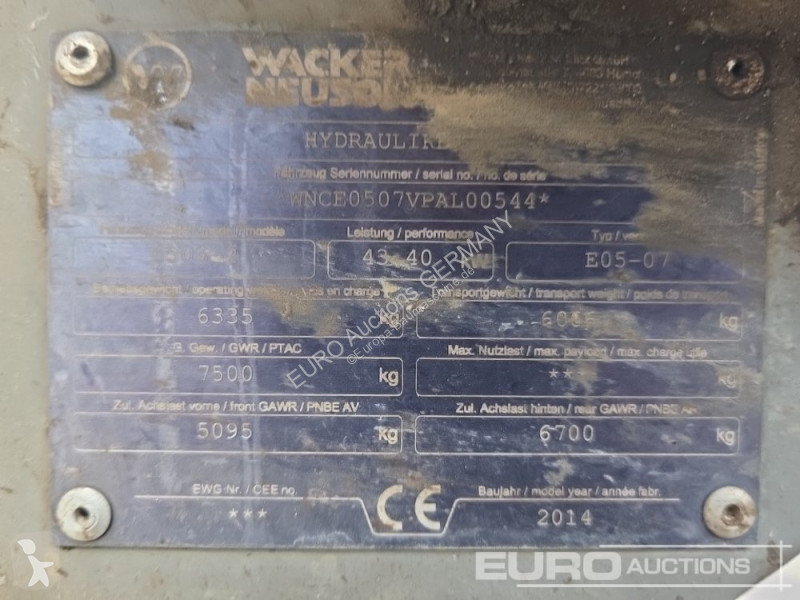 Skovel Wacker Neuson 2
