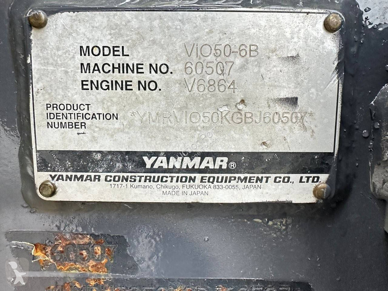 Skovel Yanmar VIO50-6B