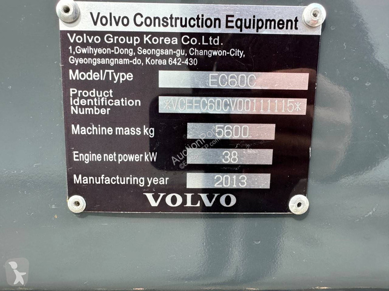 Skovel Volvo EC60C