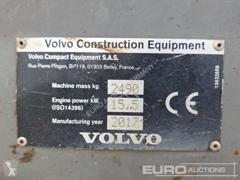 Excavadora Volvo ECR25D