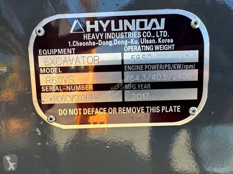 جرافة Hyundai R60VS