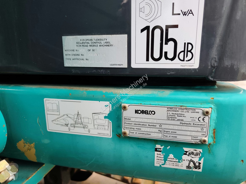 جرافة Kobelco SK350 NLC-9 .