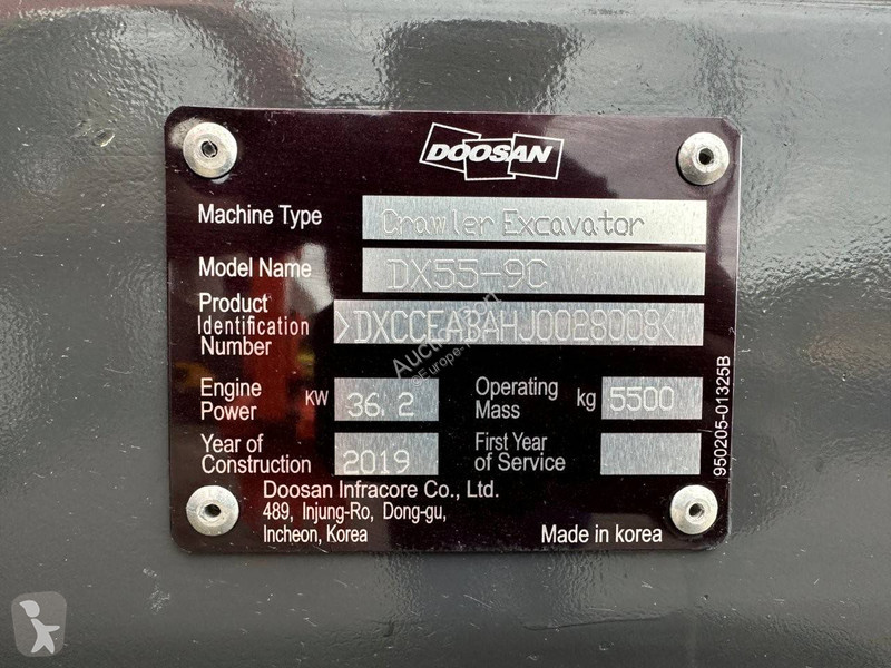 Escavadora Doosan 9C