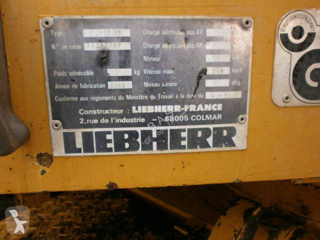 Skovl Liebherr R912HD