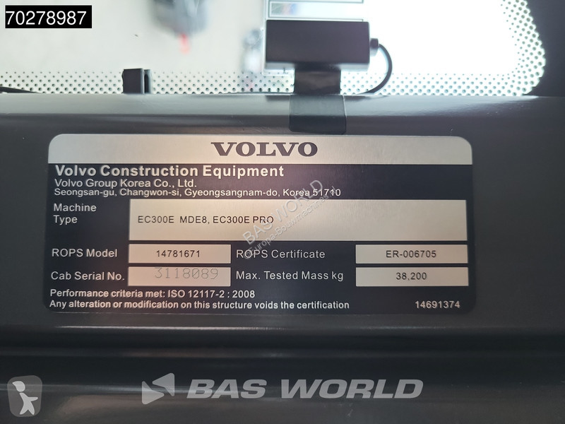 Excavadora Volvo 0 E L