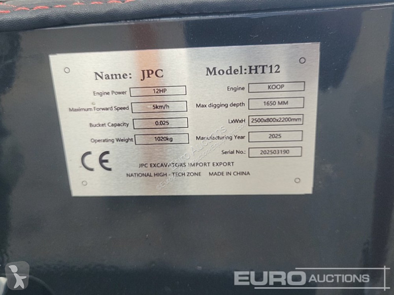 Escavadora JPC HT12
