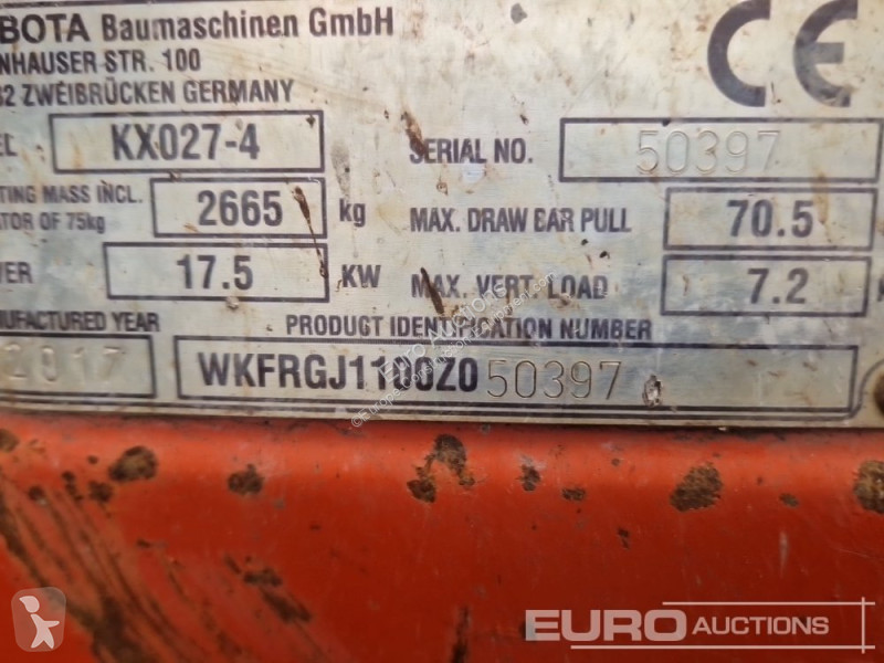 Escavadora Kubota U48-4