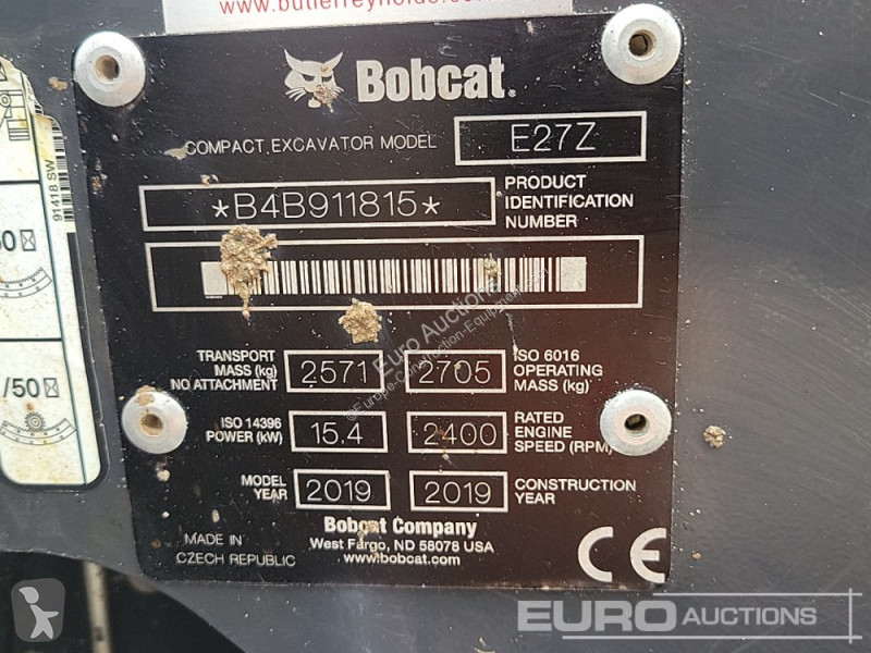 Lopatový nakládač Bobcat E27Z