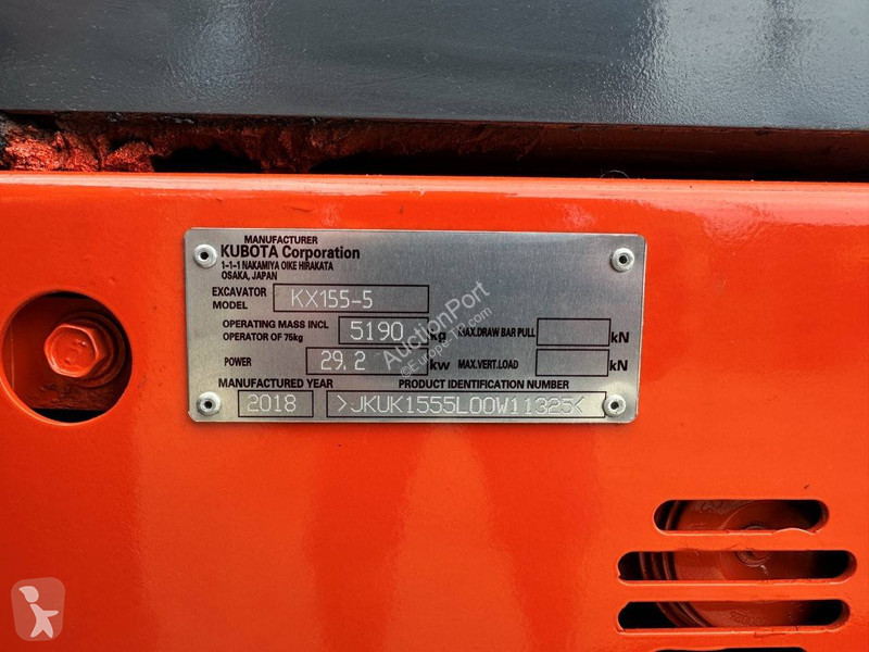 Escavatore Kubota KX155-5
