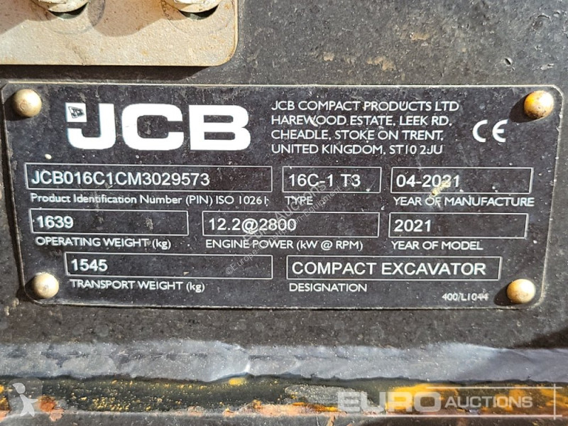 Excavator JCB 16C-1