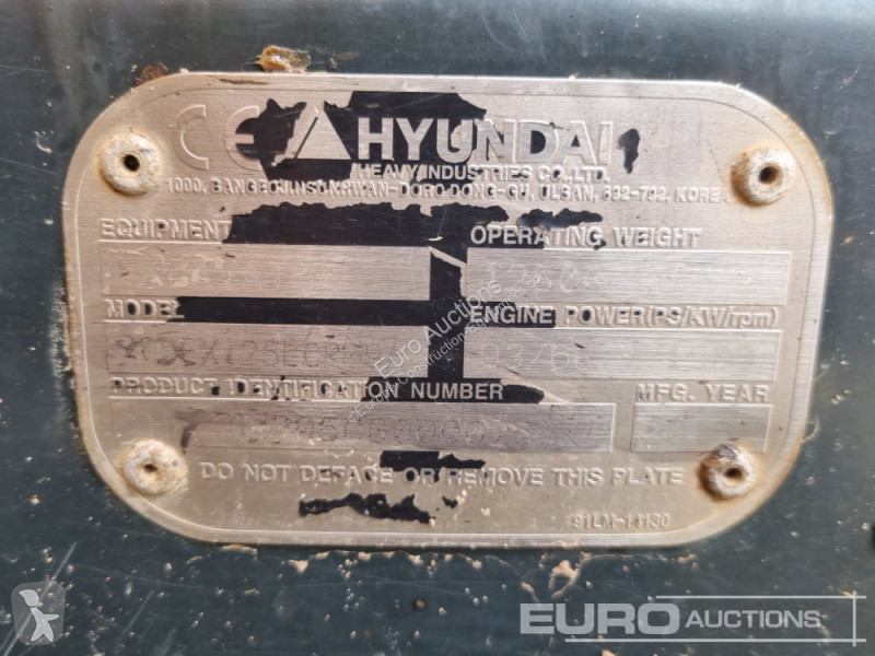 Escavatore Hyundai R125LCR-9A
