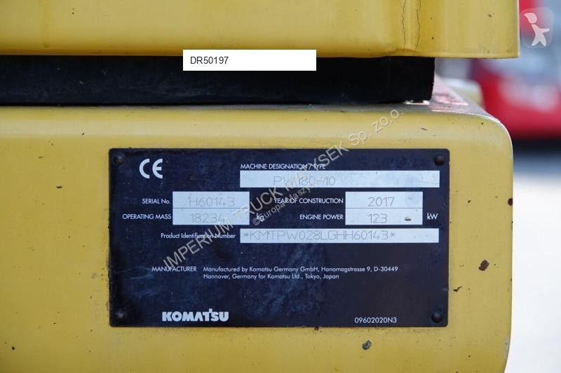 Lopatový nakládač Komatsu 18010 / KOPARKA...
