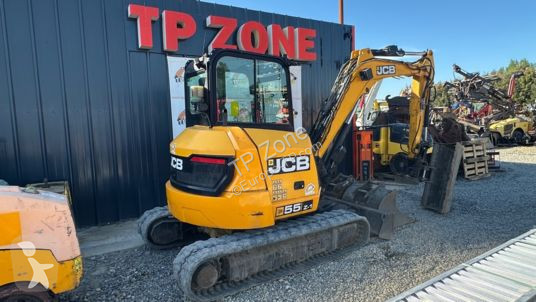 جرافة JCB 55z-1 powertilt à 25 900 € ht