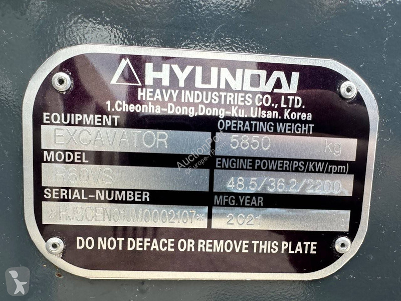 Rýpadlo Hyundai R60VS