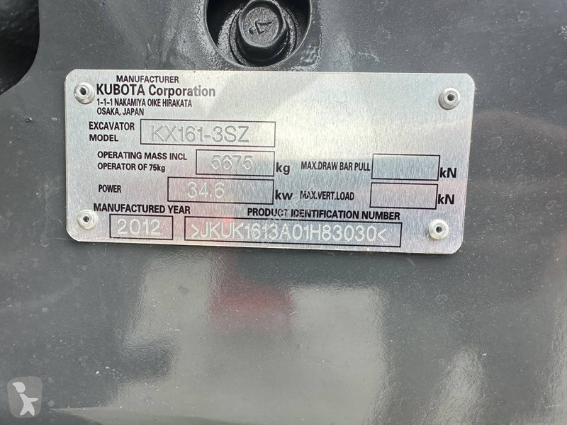 Excavadora Kubota SZ