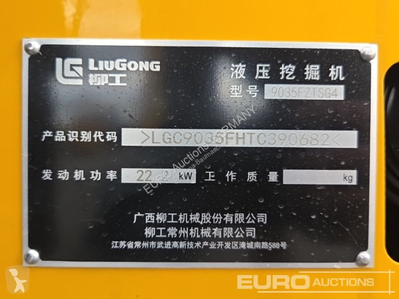 Graafmachine LiuGong 9035FZTSG4