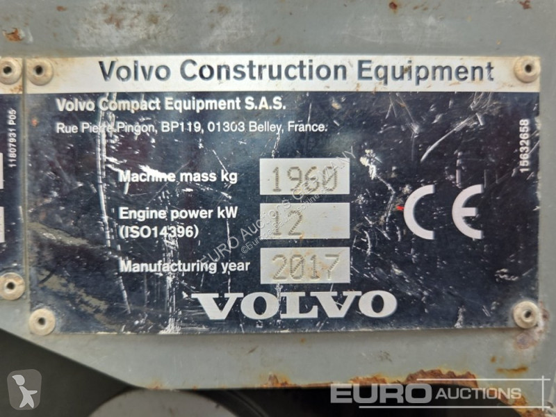 Skovel Volvo EC20