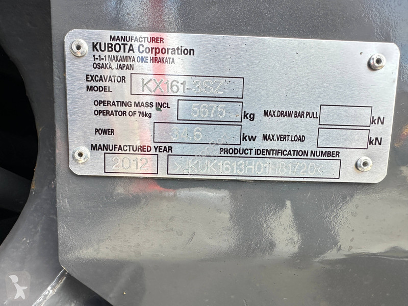 Skovel Kubota SZ
