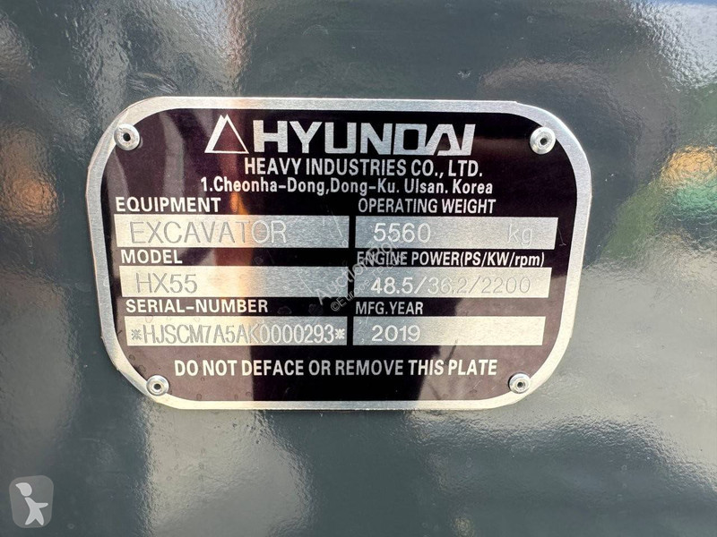 Skovel Hyundai HX55